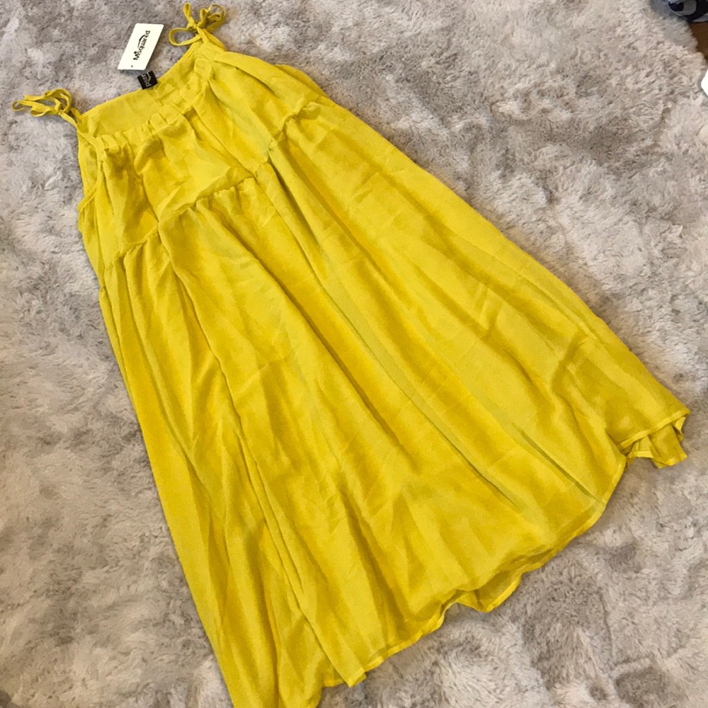 MSquared Babydoll Dress with tie Shoulders